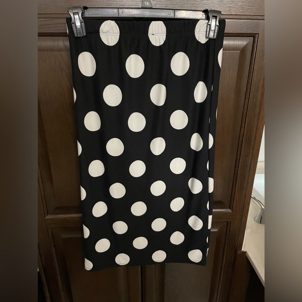 Polka dot Zadieb’s midi skirt